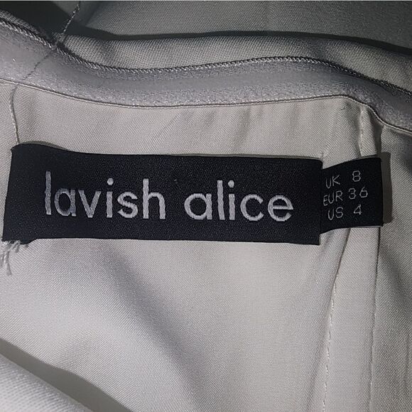 Lavish Alice Off the Shoulder Mini Dress Size 4 AS IS - Picture 9 of 10